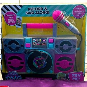 L.O.L. Surprise! OMG Boombox - Pink, Silver, and Blue